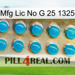 Mfg Lic No G 25 1325 new09
